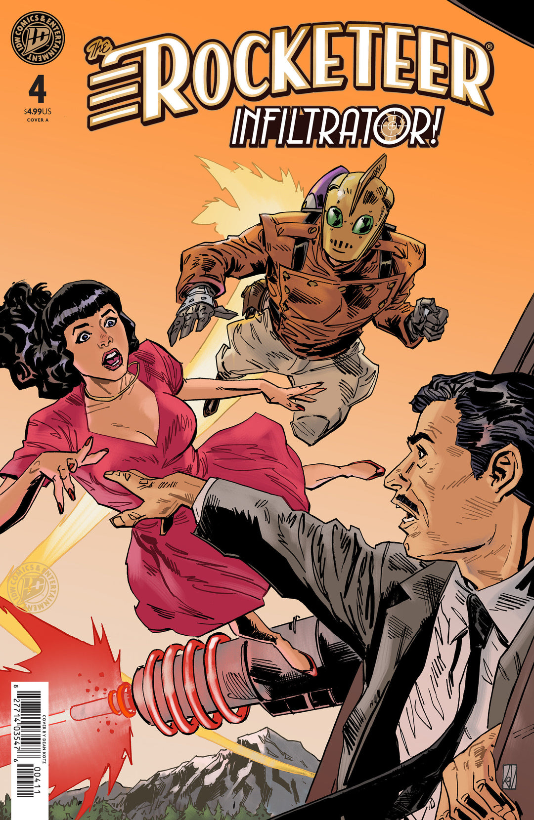 The Rocketeer Infiltrator! #4 Cover A (Kotz)