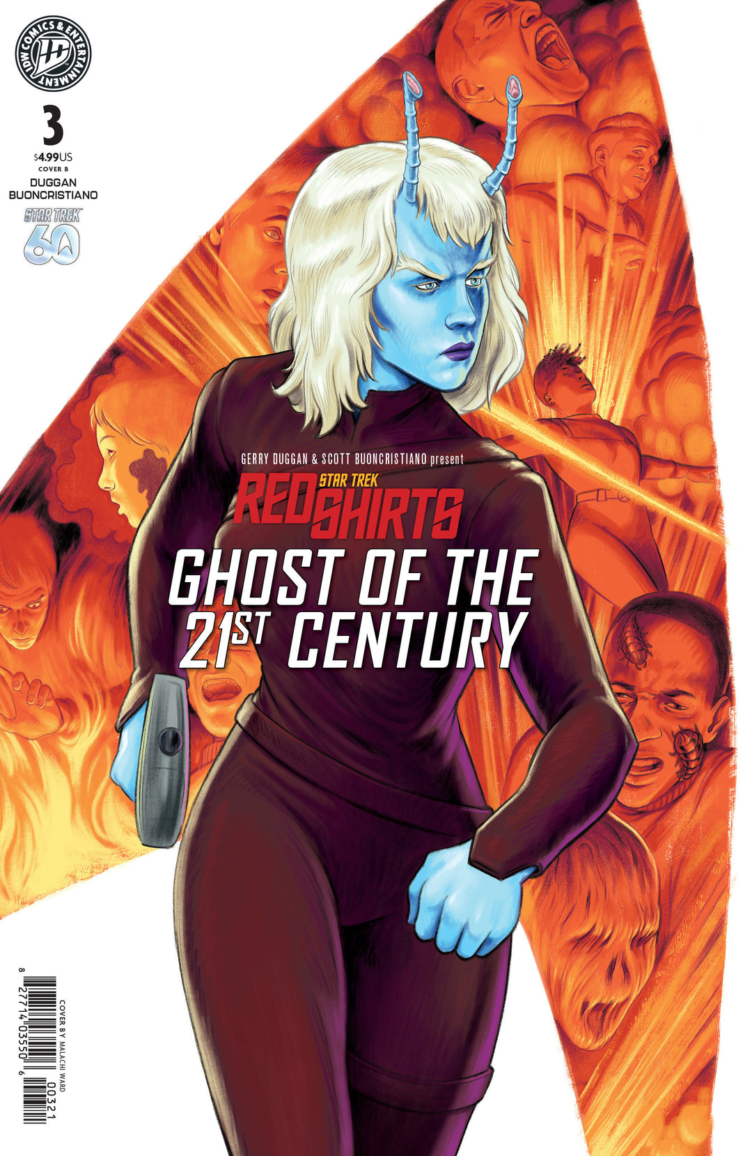 Star Trek Red Shirts Ghost Of The 21st Century #3 Variant B (Ward)