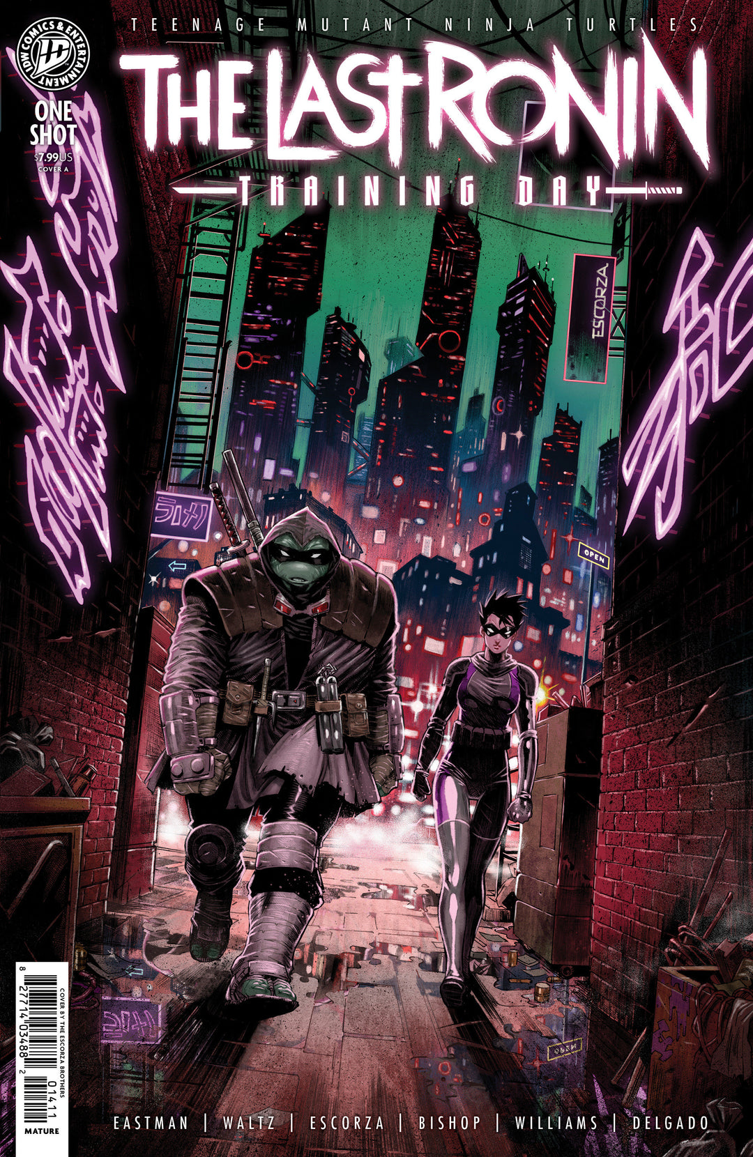 Teenage Mutant Ninja Turtles The Last Ronin Training Day (One Shot) Cover A (Escorza Brothers)