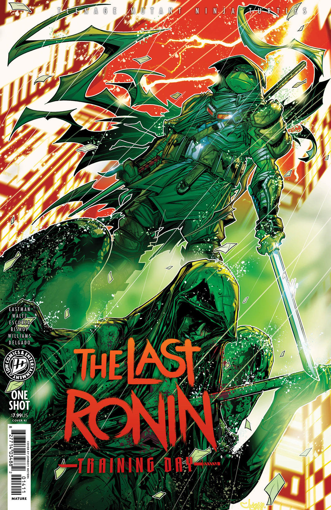 Teenage Mutant Ninja Turtles The Last Ronin Training Day (One Shot) Variant E (1:25) (Meyers)