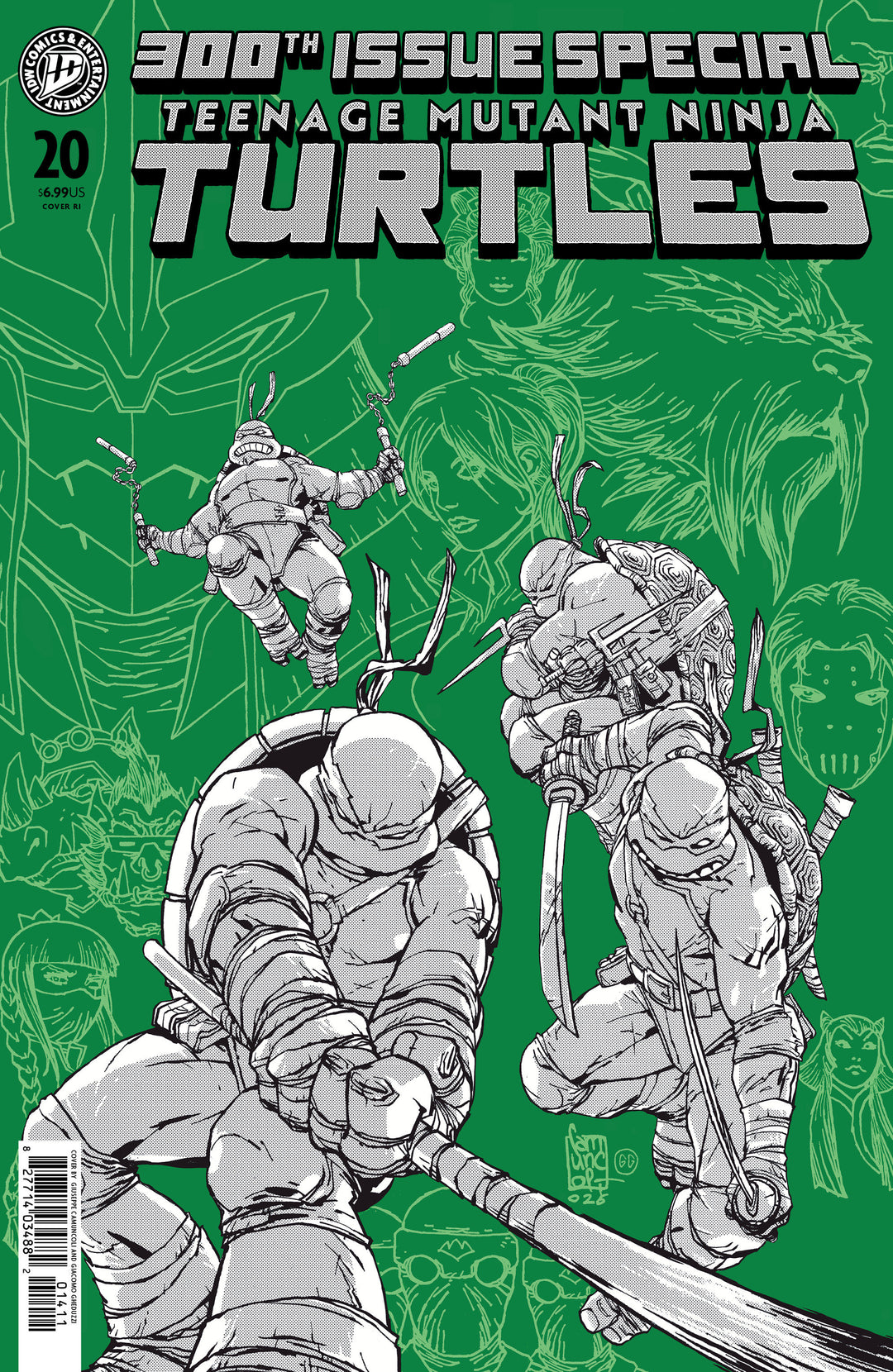 Teenage Mutant Ninja Turtles (2024) #20 300th Issue Special Variant J (1:100) (Camuncoli)