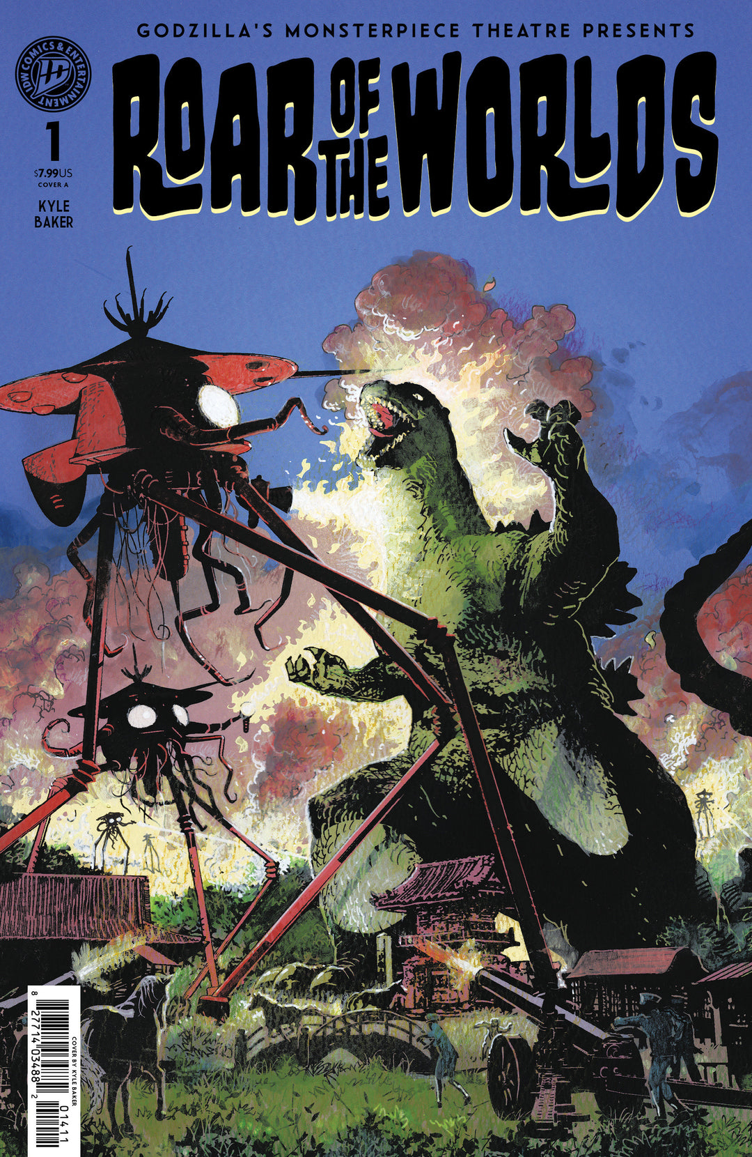 Godzilla's Monsterpiece Theatre Presents Roar Of The Worlds (One Shot) Variant B (Baker)