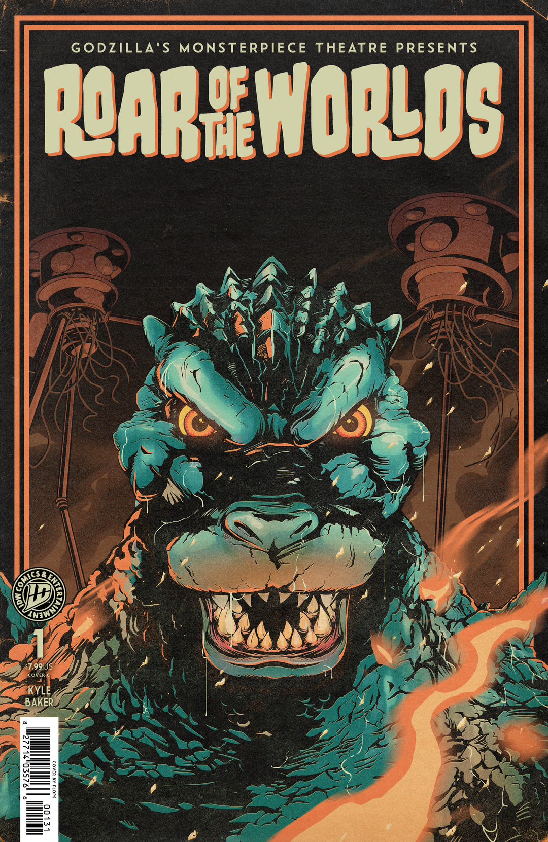 Godzilla's Monsterpiece Theatre Presents Roar Of The Worlds (One Shot) Variant C (Flops!)