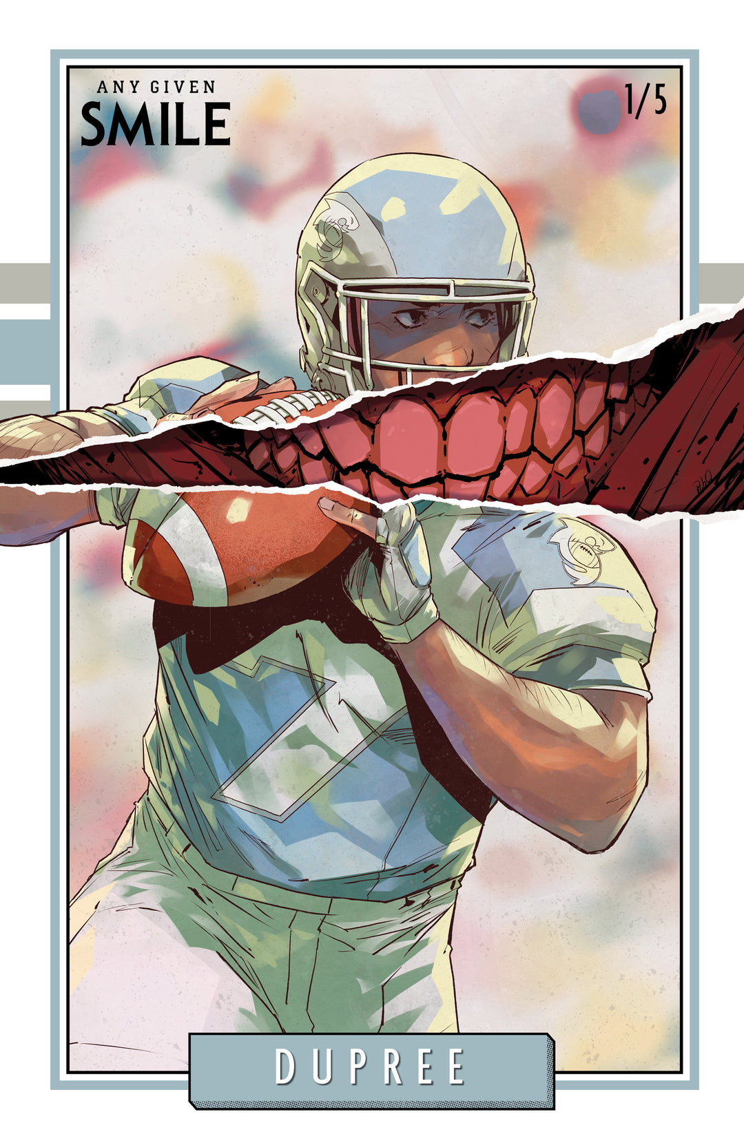 Smile Any Given Smile #1 Variant C (Collar Trading Card Variant)