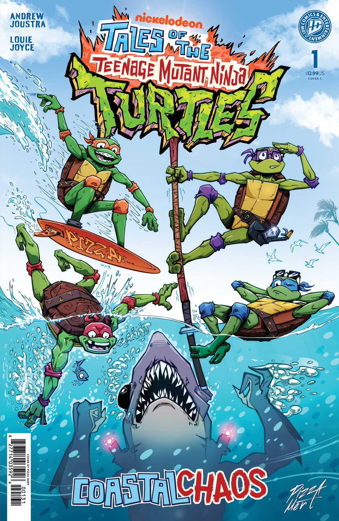 Tales Of The Teenage Mutant Ninja Turtles Coastal Chaos #1 Variant C Foil (Pizza Mert)