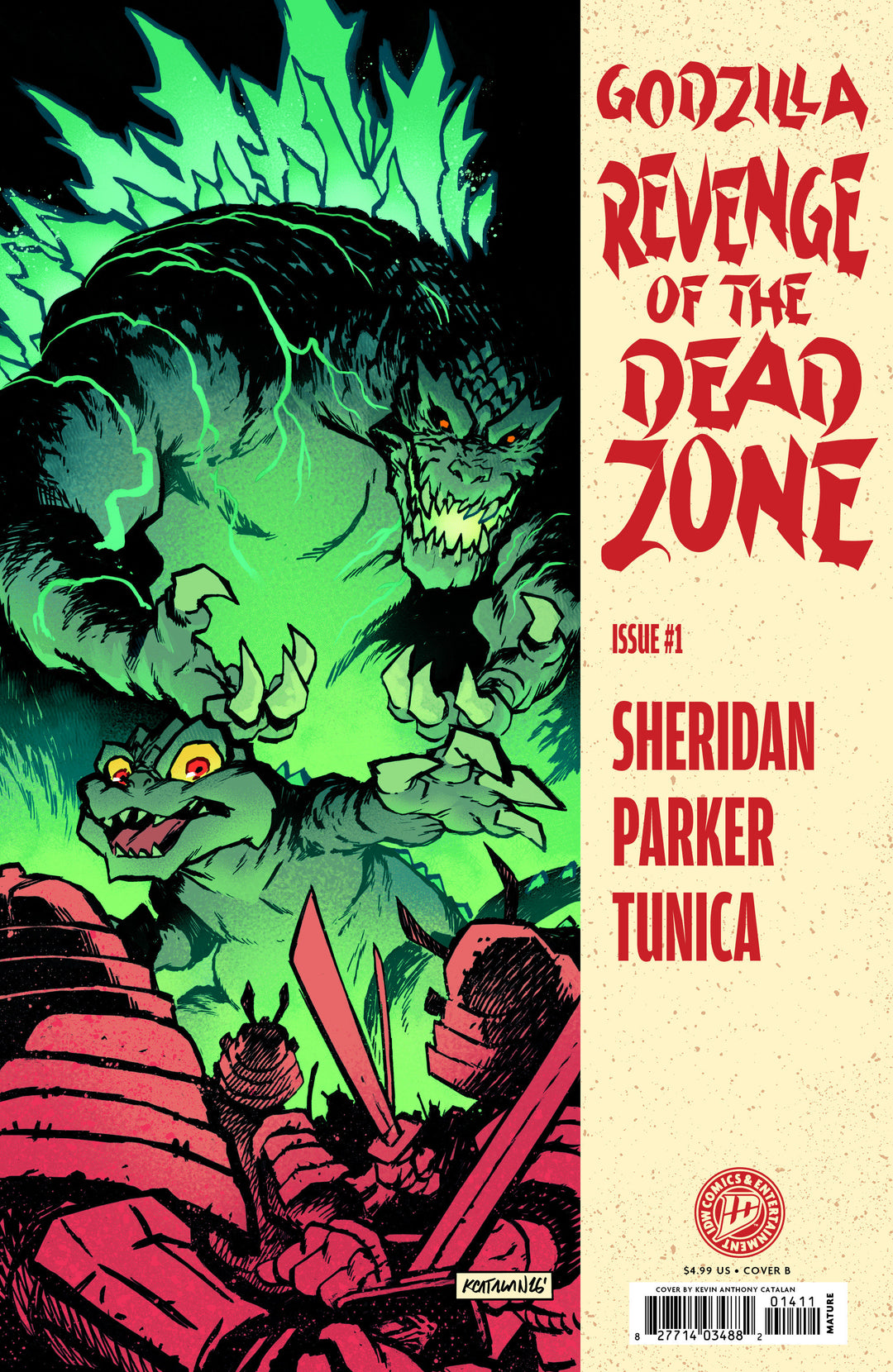 Godzilla Revenge Of The Deadzone [Kai Sei Era] #1 Variant B (Catalan Homage Cover)