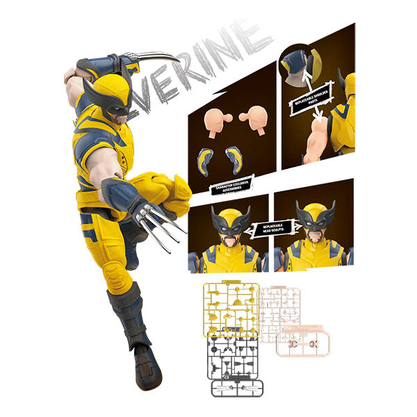 Marvel Blokees: 5.3-inch Champion Class Model Kit - CC05 Infinity SAGA Wolverine