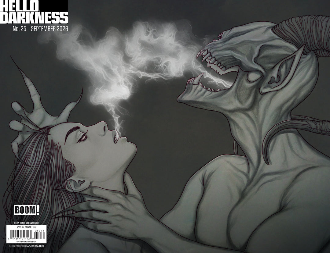 Hello Darkness #25 Cover G (1:20) Frison Full Art Virgin Glow In The Dark Variant