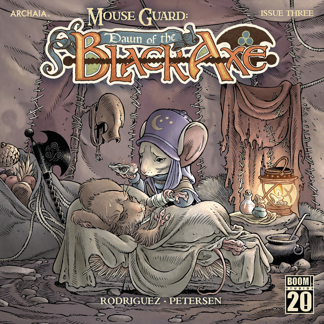 Mouse Guard Dawn Of The Black Axe #3 A Main (Dressed, RodríGuez)