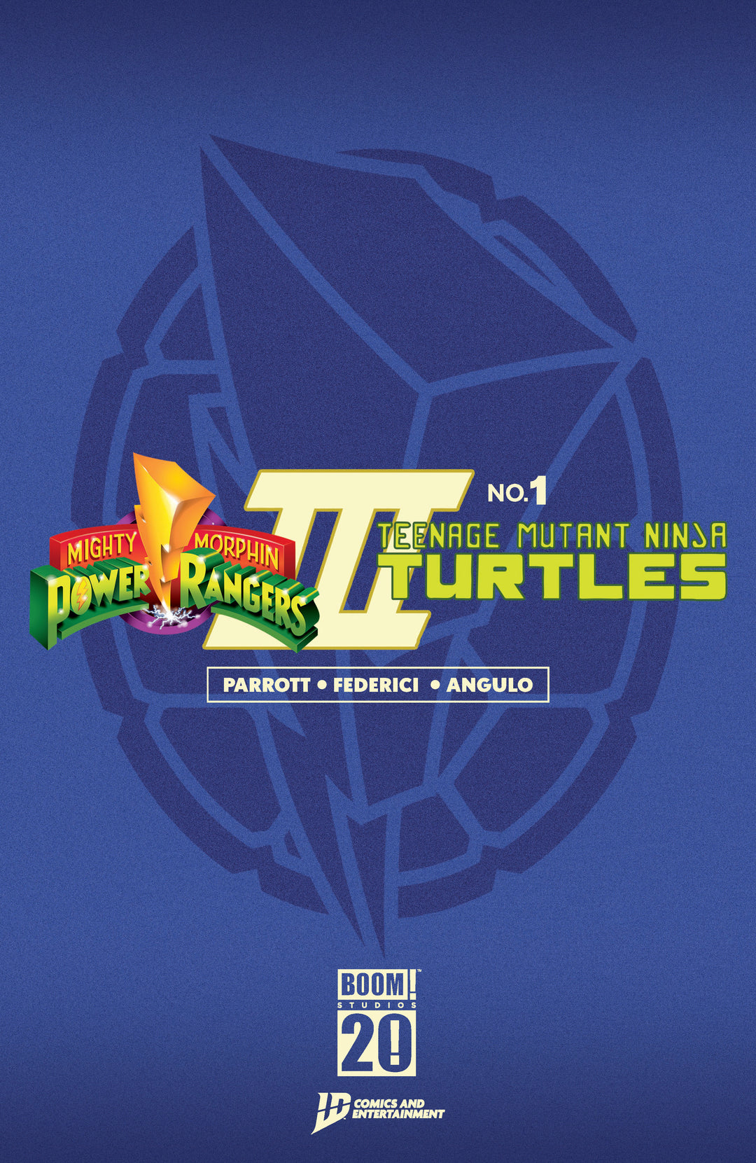 Mighty Morphin Power Rangers Teenage Mutant Ninja Turtles III #1 D Intermix (Dressed, Polybag, Design)