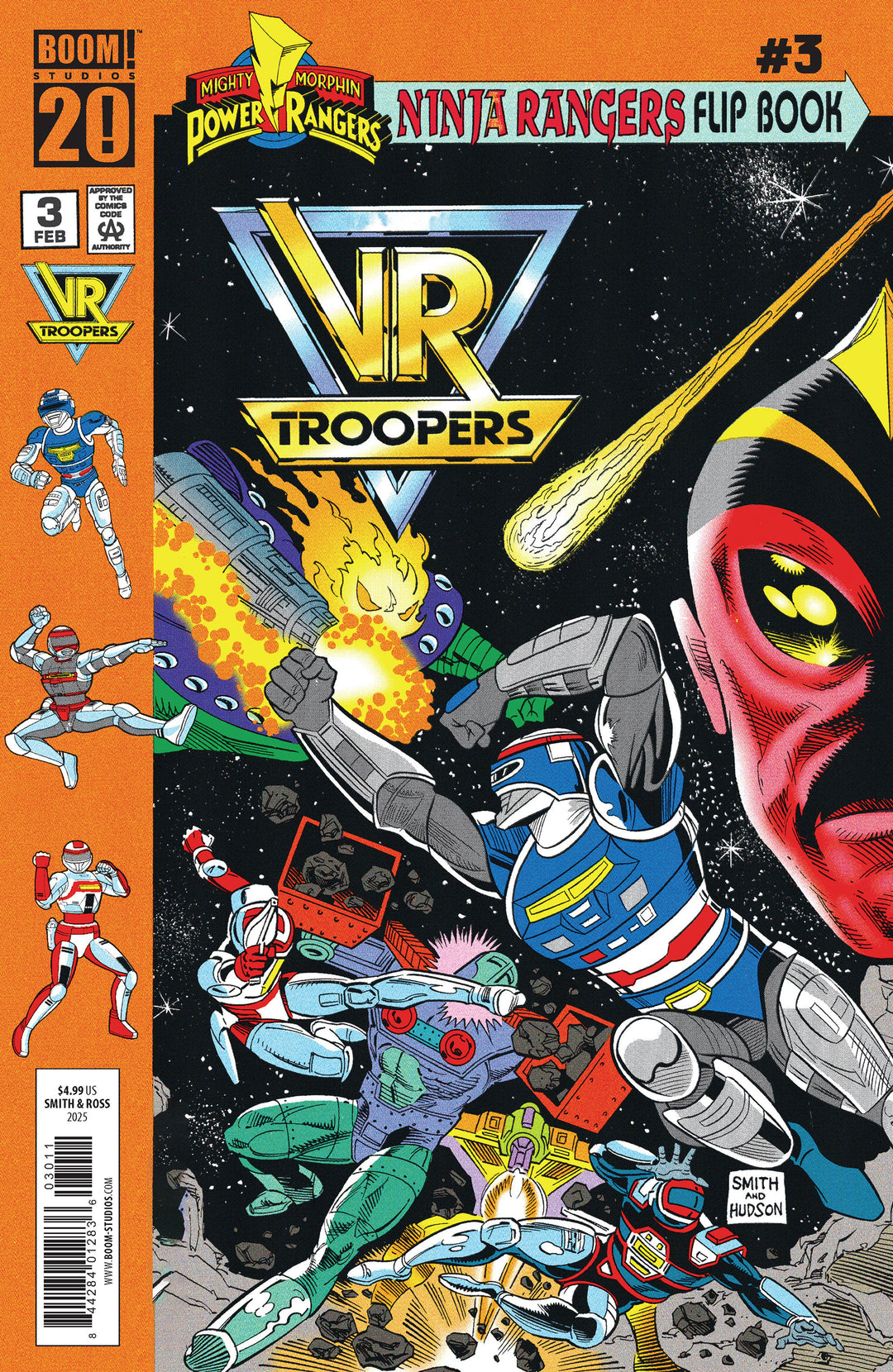 VR Troopers Power Rangers Flipbook Facsimile Edition #3 A Main (Dressed, Smith)
