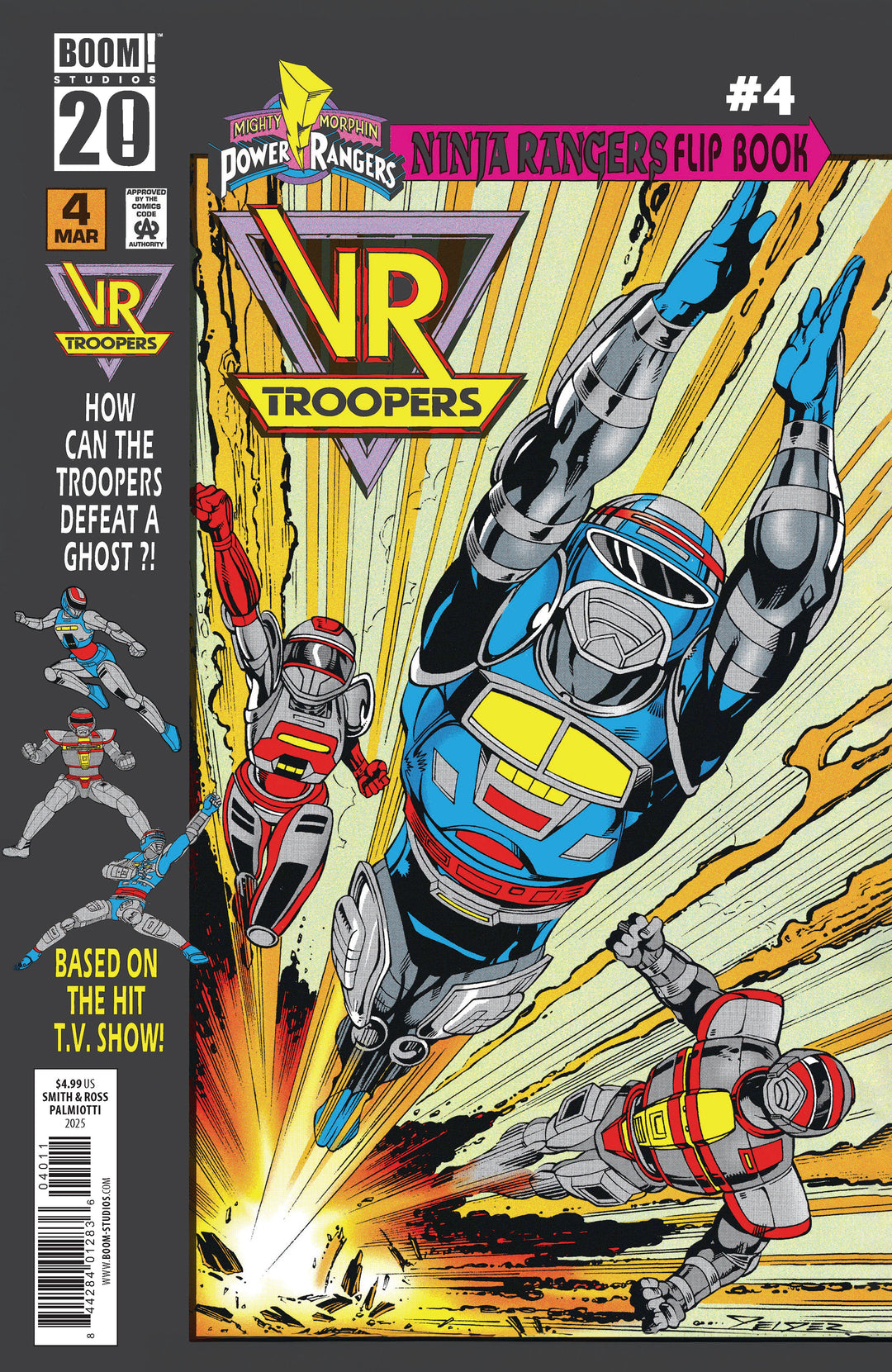 VR Troopers Power Rangers Flipbook Facsimile Edition #4 A Main (Dressed, Smith)