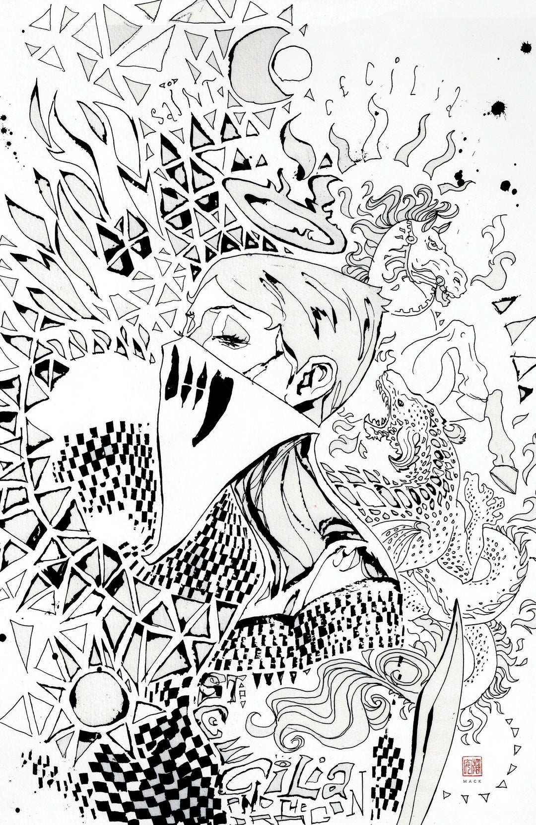 Fall Of The House Of Slaughter #1 E (1:20) Variant Edition (Full Art Inks, Mack)