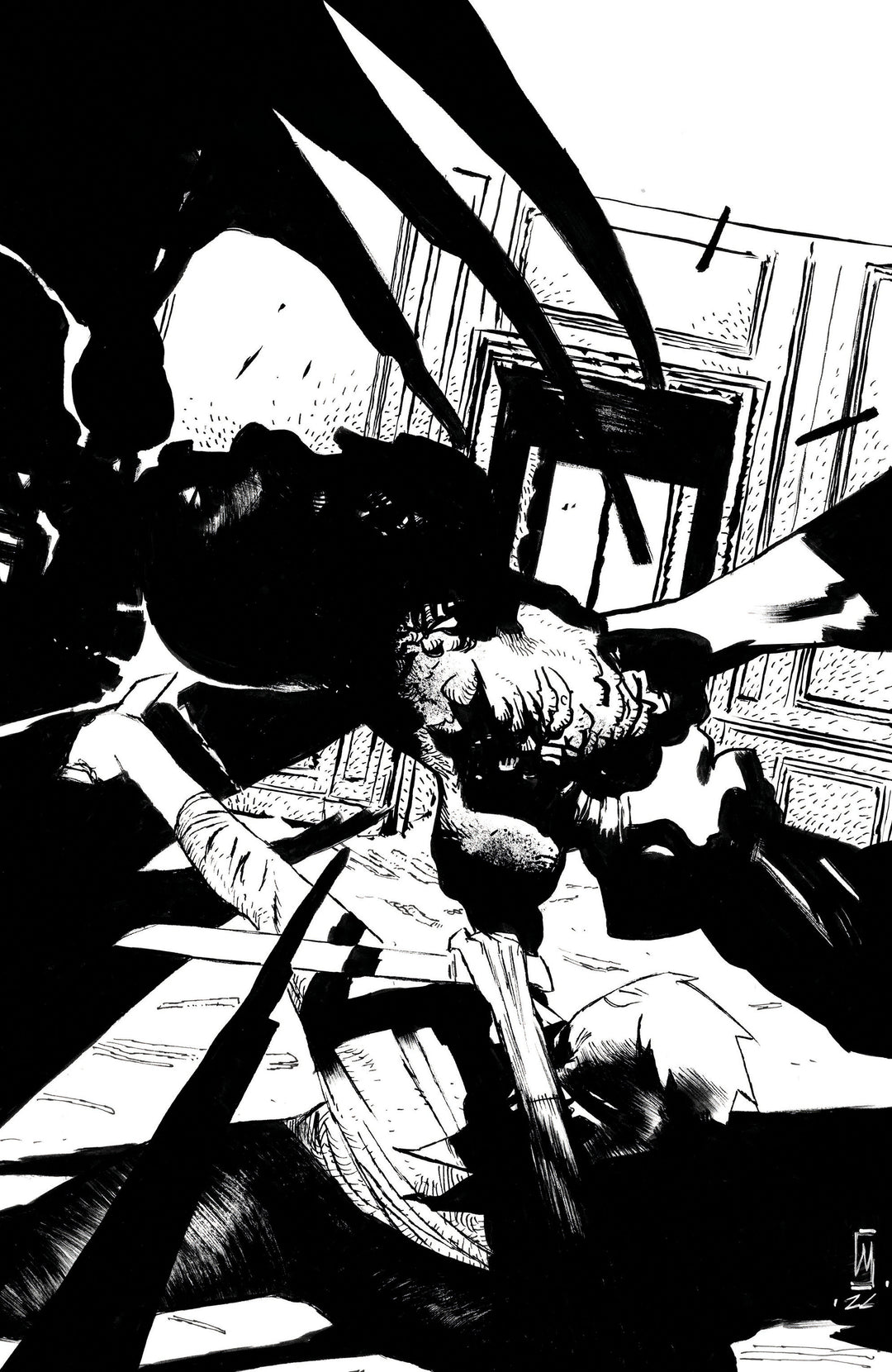 Fall Of The House Of Slaughter #3 C (1:10) Variant Edition (Full Art, Dell'edera Inks)