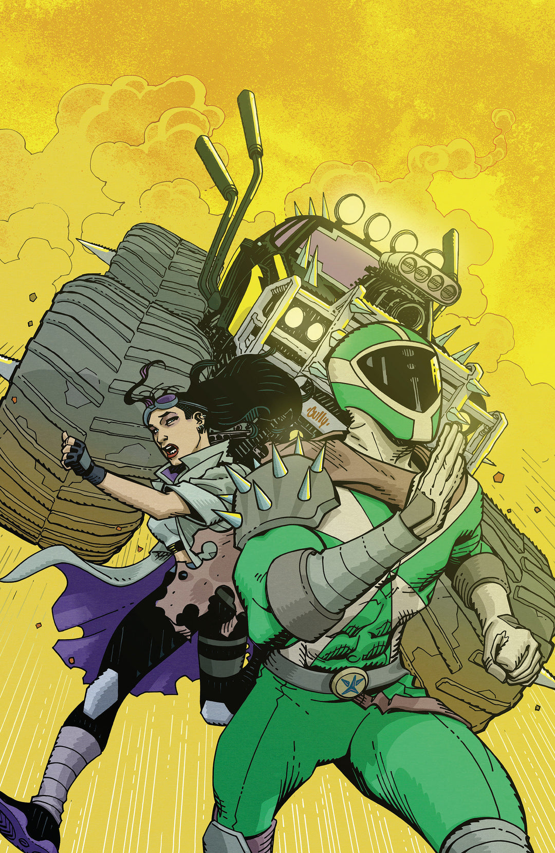 Power Rangers Unlimited #4 Cover E (1:10) Hamner Full Art Virgin Foil