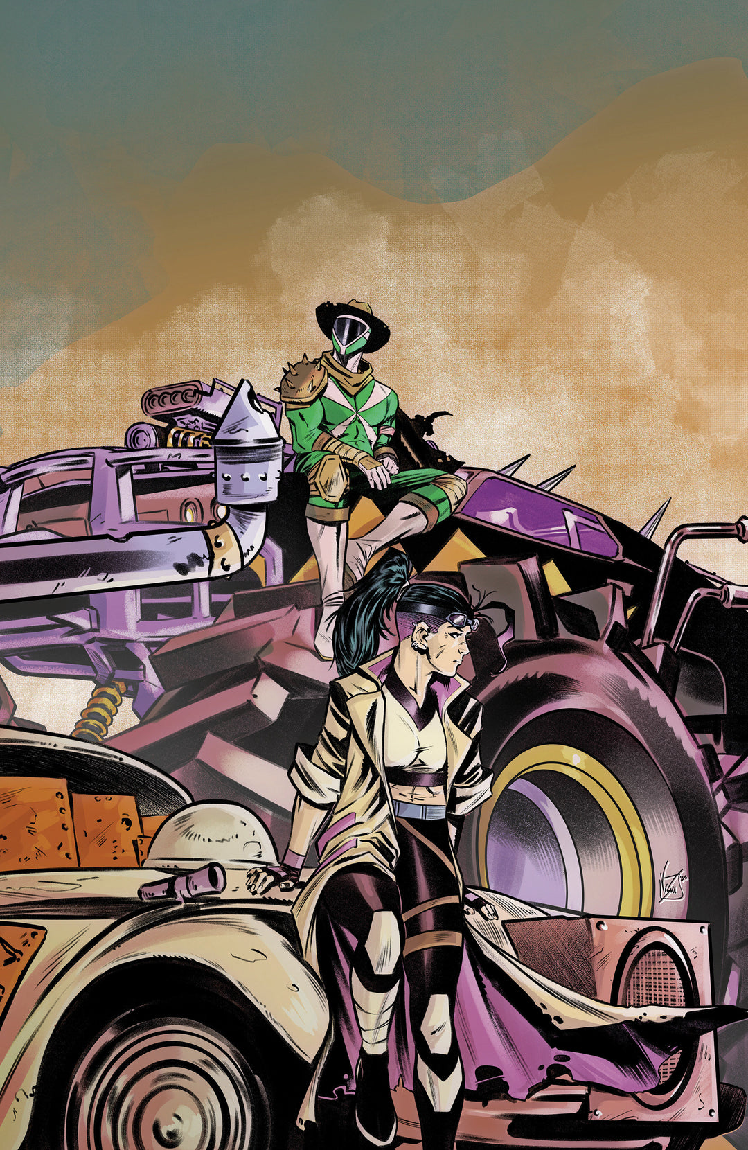 Power Rangers Unlimited #4 Cover F (1:20) Federici Full Art Virgin Variant