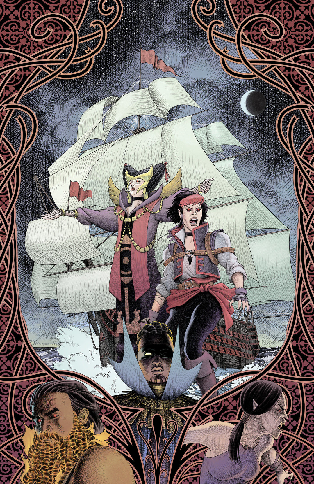 Vampyrates! #2 E (1:25) Variant Edition (Full Art, Ward)