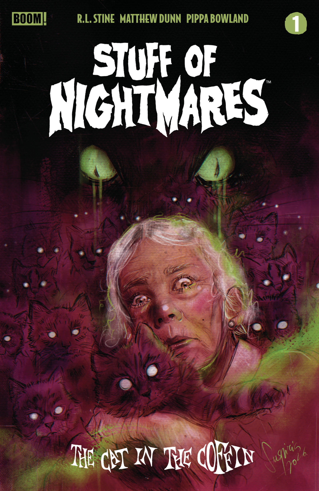 Stuff Of Nightmares The Cat In The Coffin #1 H Foc Reveal Variant (Dressed, Vilchez)