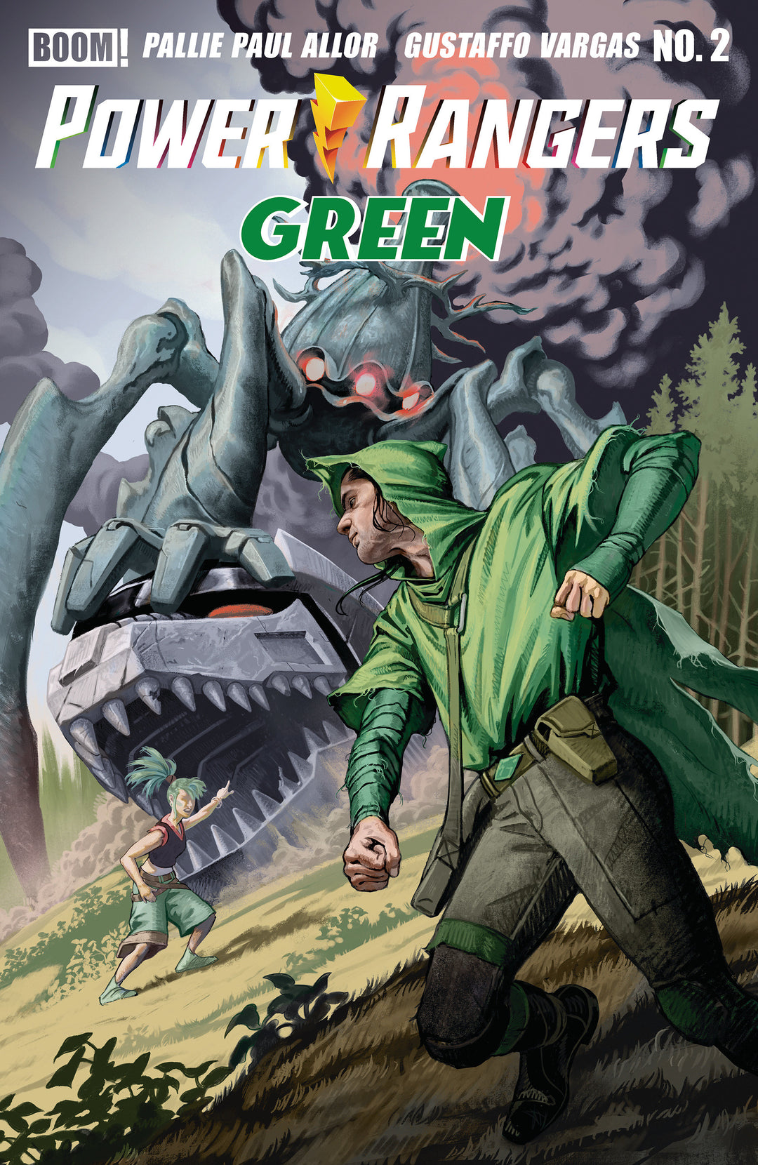 Power Rangers Green #2 J FOC Reveal Variant (Dressed, Morris)