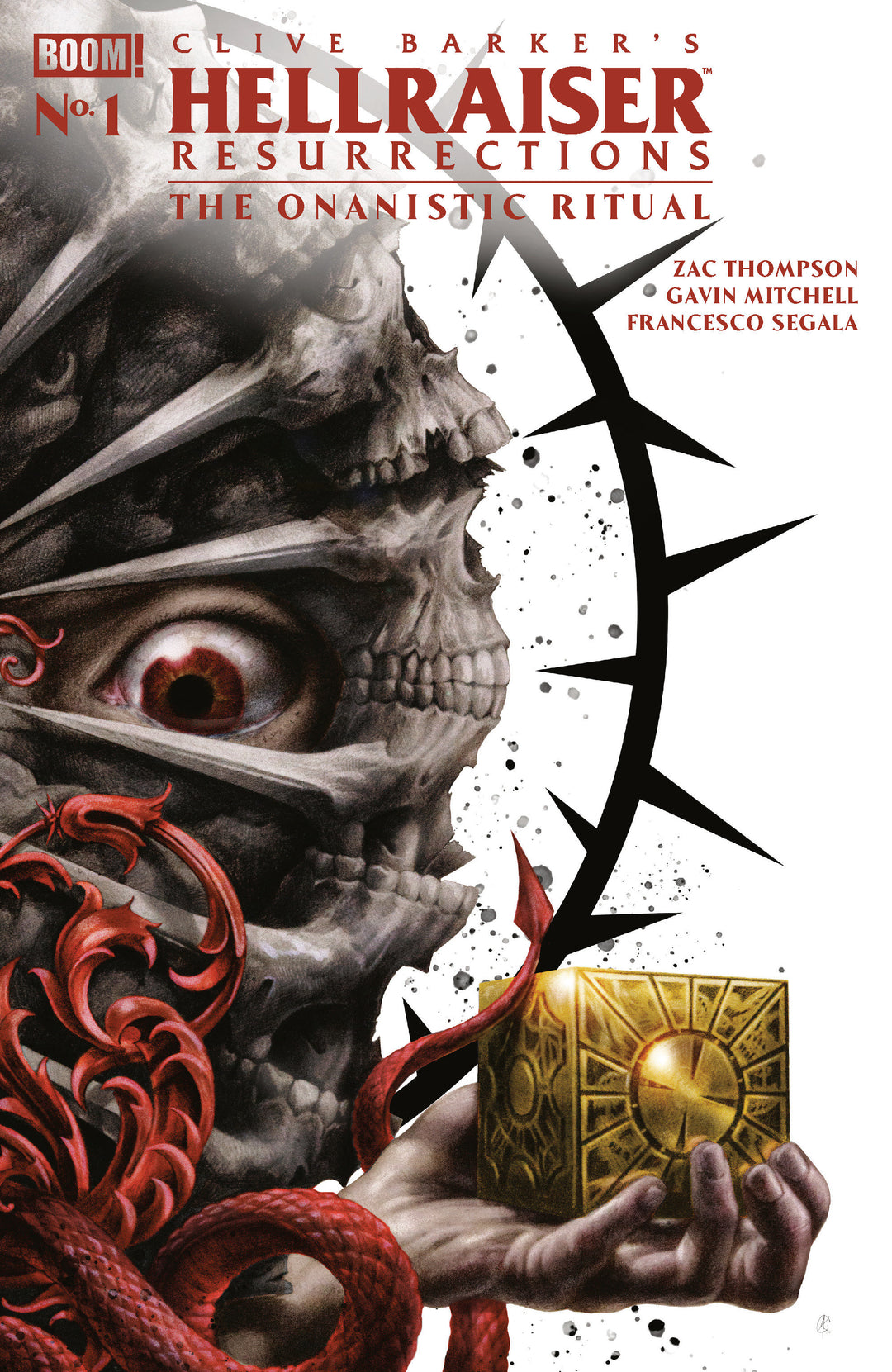 Hellraiser Resurrections The Onanistic Ritual #1 G FOC Reveal Variant (Dressed, Currey)