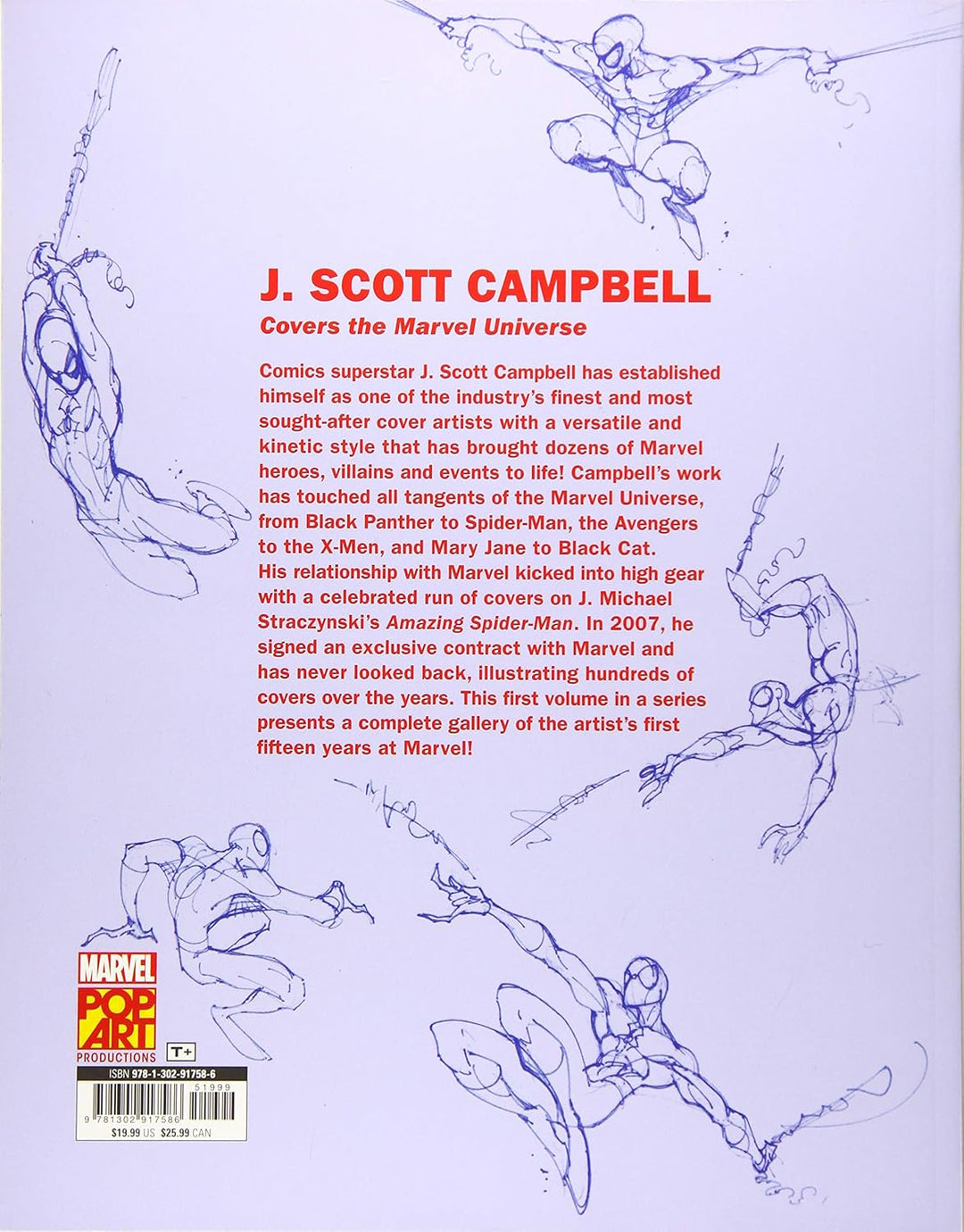 Marvel Monograph TPB Volume 01 J Scott Campbell Complete Covers (Imperfect)