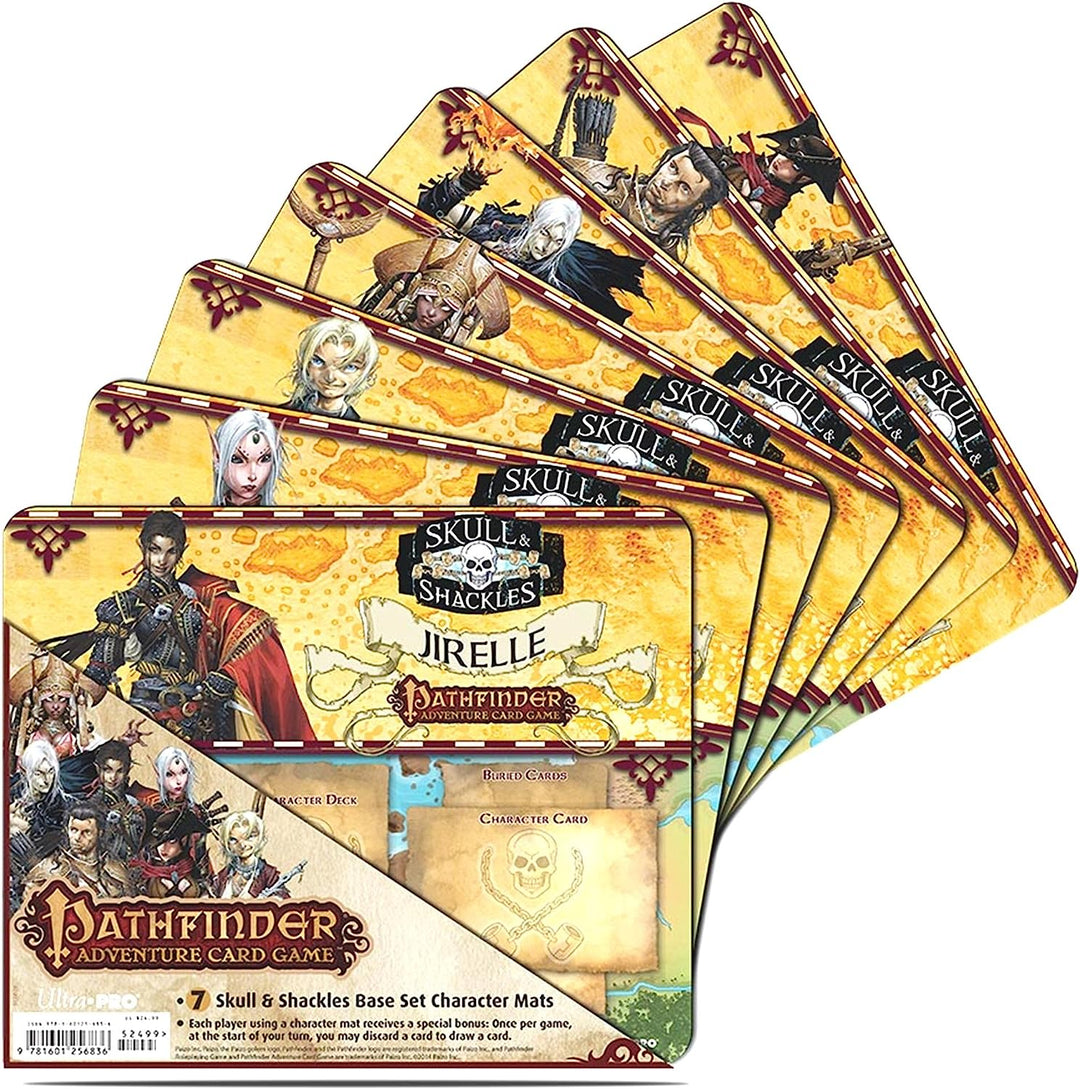 Pathfinder: Skull & Shackles Base Set Character Mats (7-Pack)