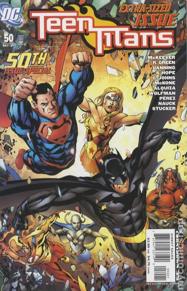 Teen Titans (2003) #50 Variant (1:10) McKone Edition <BINS> <OFC>