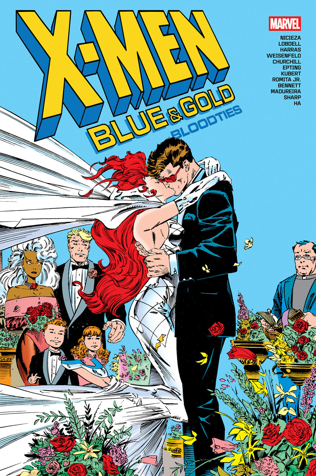 X-Men Blue & Gold Bloodties Omnibus Andy Kubert Cover