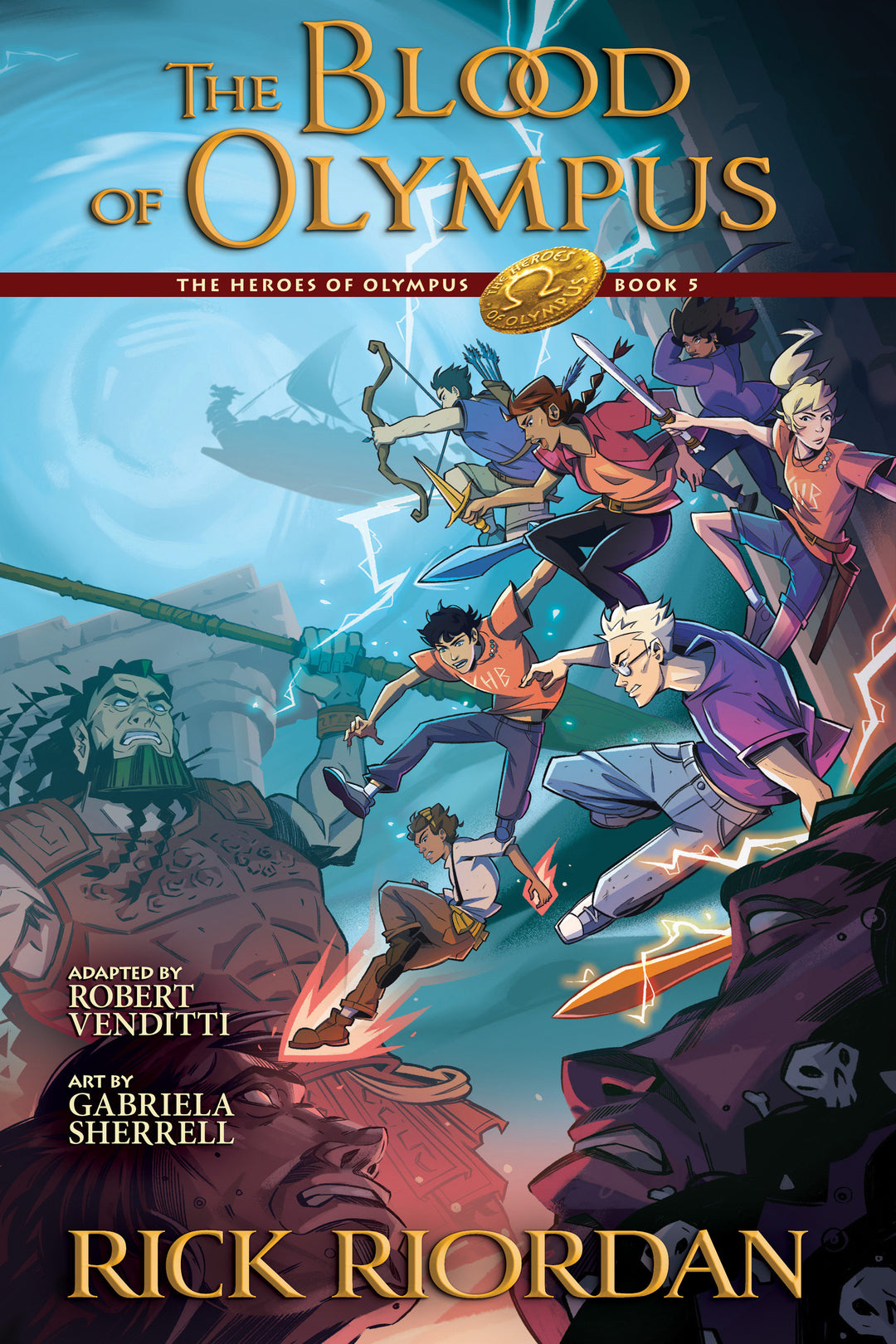 Heroes Of Olympus Graphic Novel 05 The Blood Of Olympus