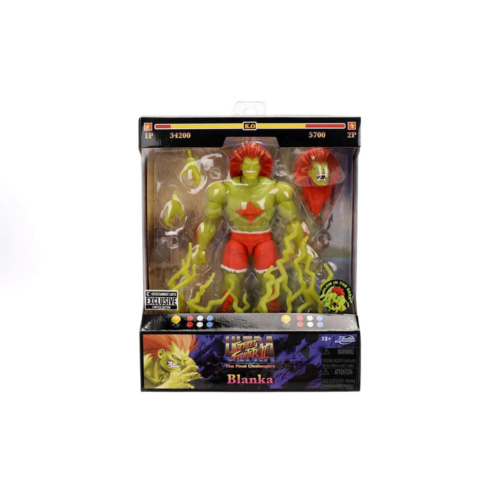 Ultra Street Fighter II : Blanka - Glow-in-the-Dark 6-Inch Scale Action Figure (Entertainment Earth Exclusive)