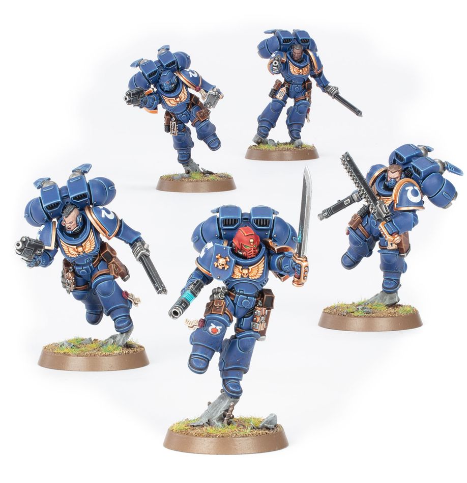 Warhammer 40k: Space Marines - Assault Intercessors with Jump Packs