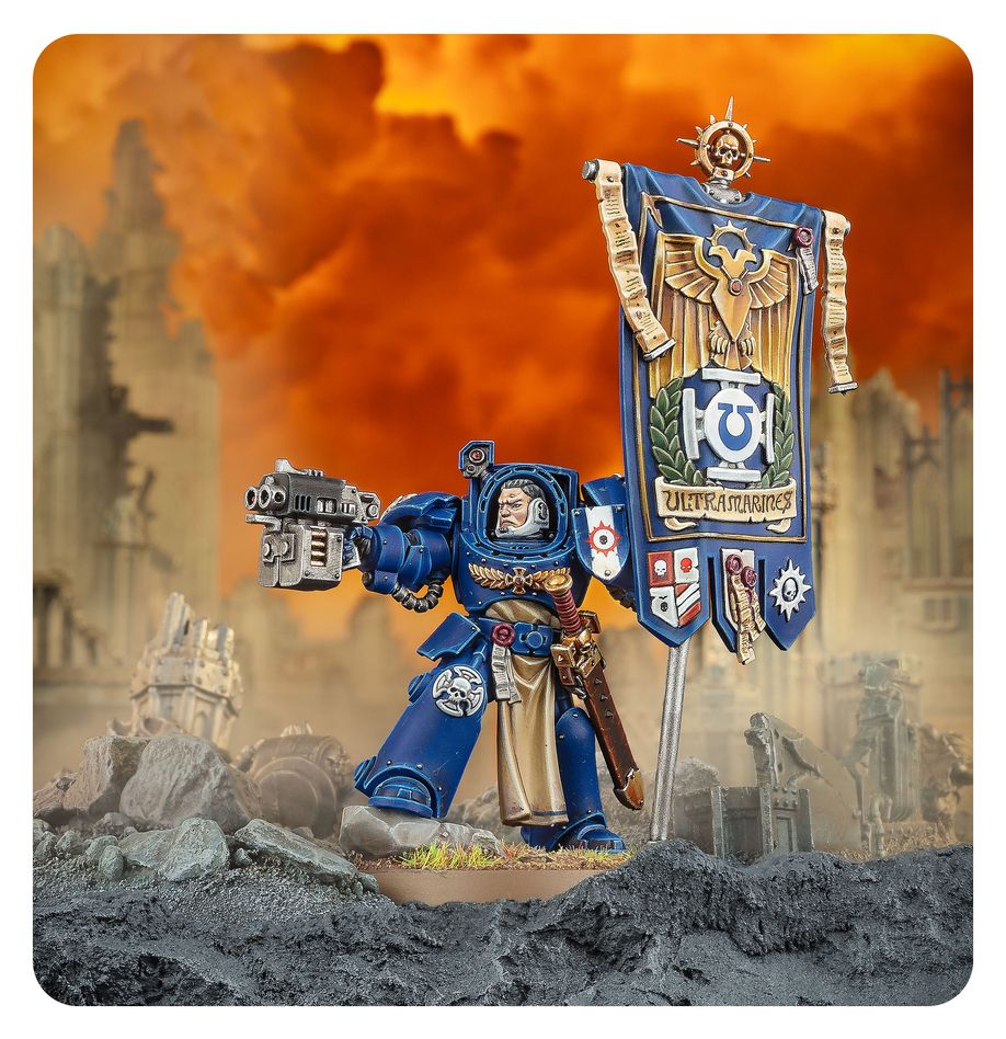 Warhammer 40k: Space Marines - Ancient in Terminator Armour (Pre-Order)