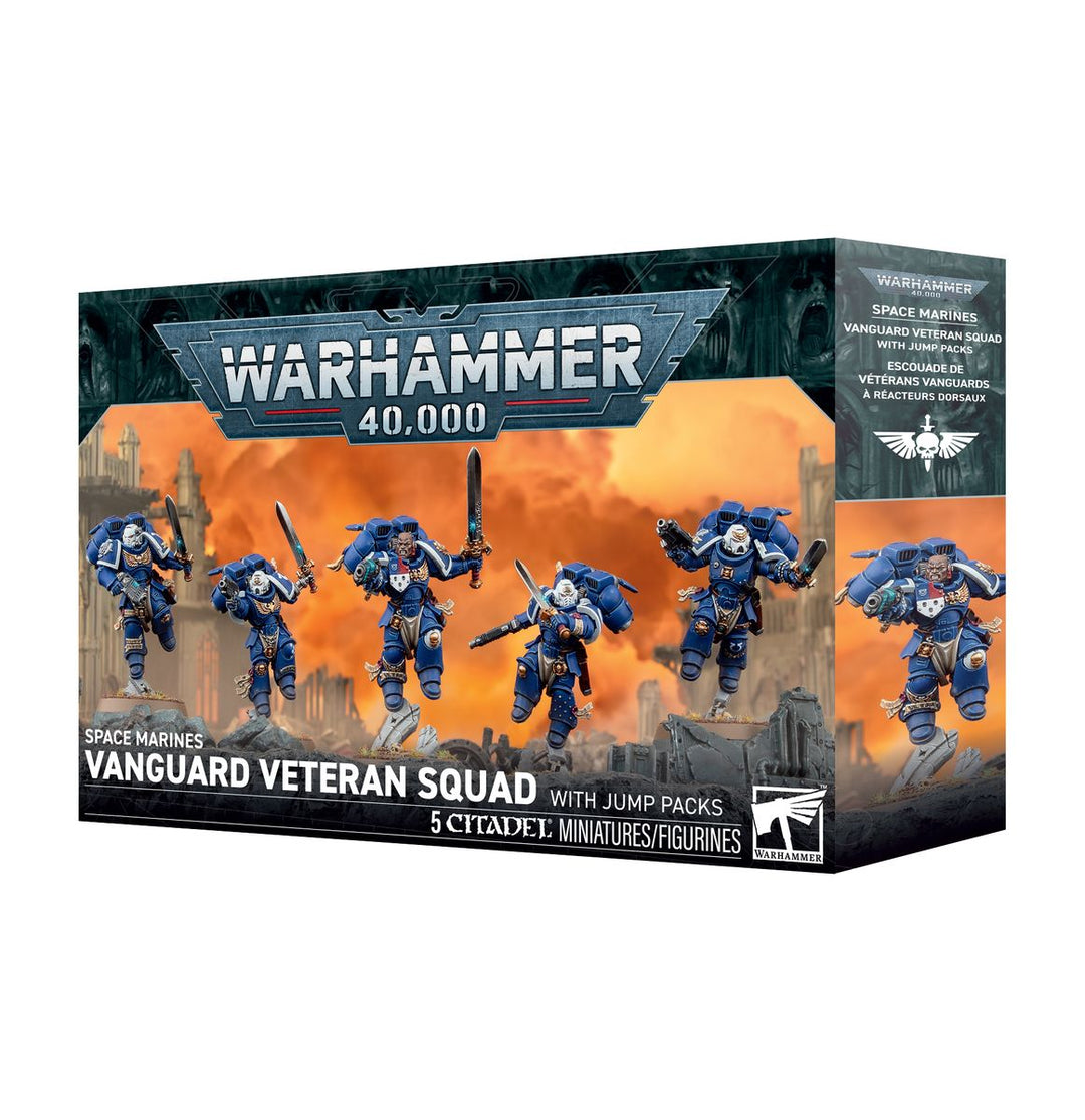 Warhammer 40k: Space Marines - Vanguard Veteran Squad with Jump Packs (Pre-Order)