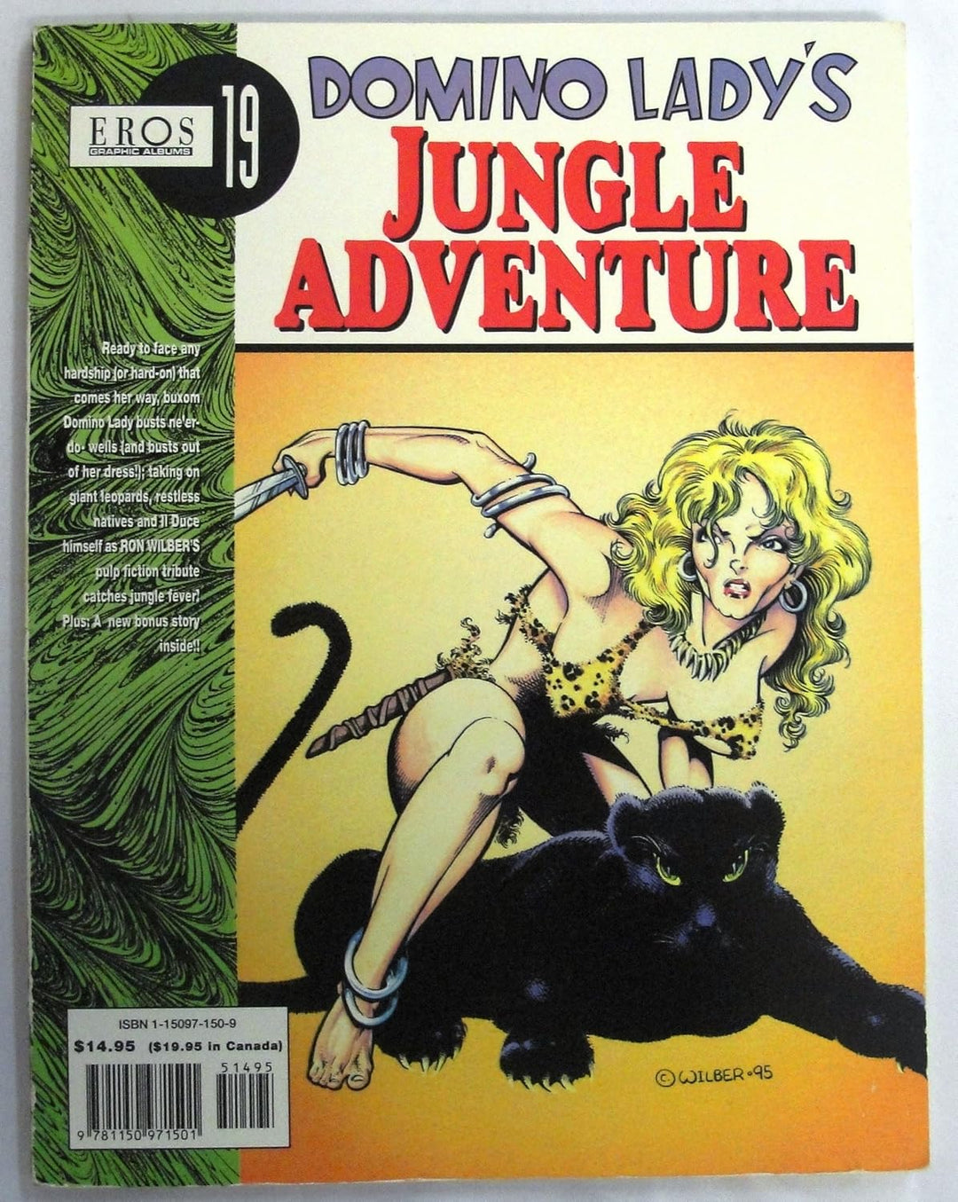 Eros Graphic Novel Volume 19 Domino Lady and Jungle Adventure (Adult)