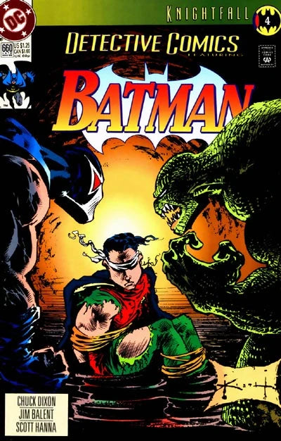 Detective Comics #660 [Knightfall - Part 4] Variant (3rd Print) <C-BINS>