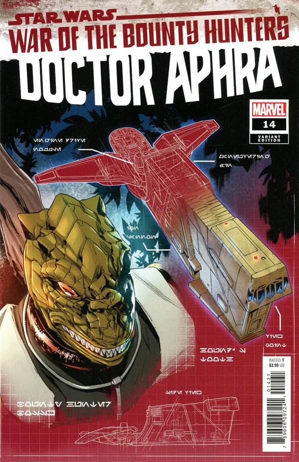 Star Wars Doctor Aphra (2020) #14 [WoBH] Villanelli Blueprint Variant <BINS> <OFC>