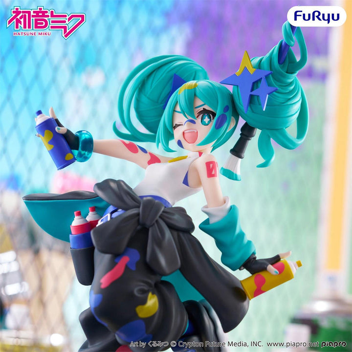 Hatsune Miku: Muchute Paint Girl (Another Color Ver.) PVC Statue