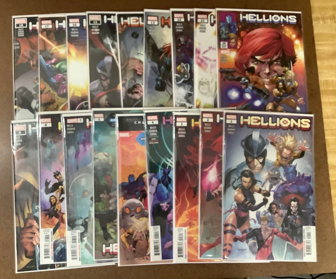 Lot of 18 Hellions (2020) Marvel Comics #1-#18 Complete Miniseries Set <OXL-04>
