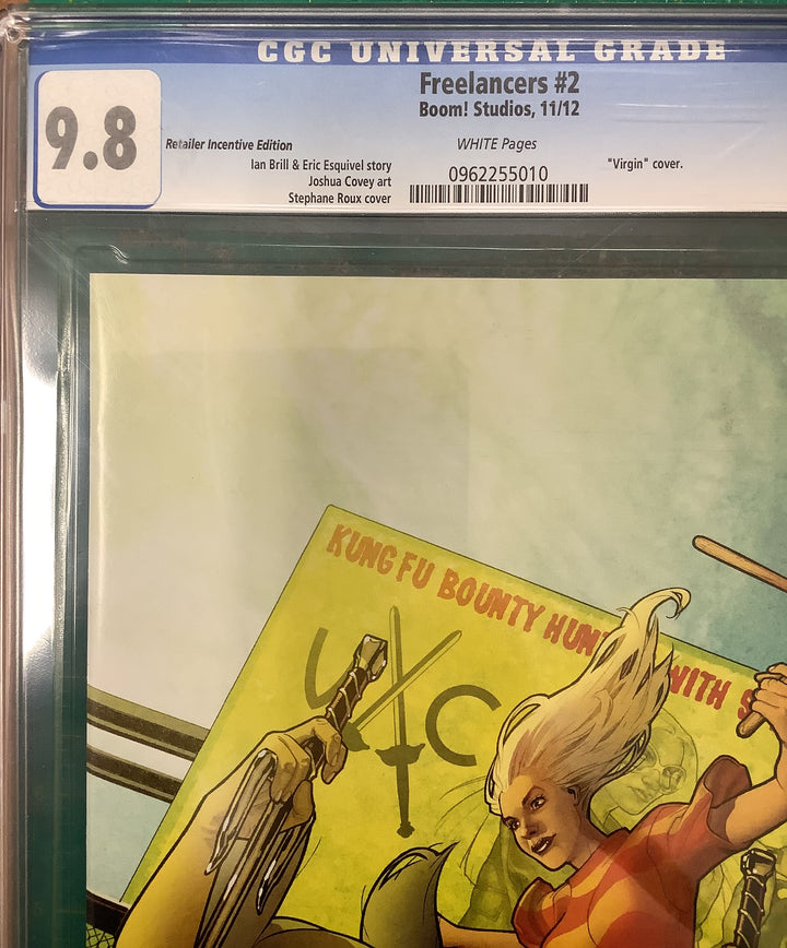 CGC GRADED 9.8 Freelancers #2 Limited Edition Stephane Roux Virgin Cover <OXD-15>