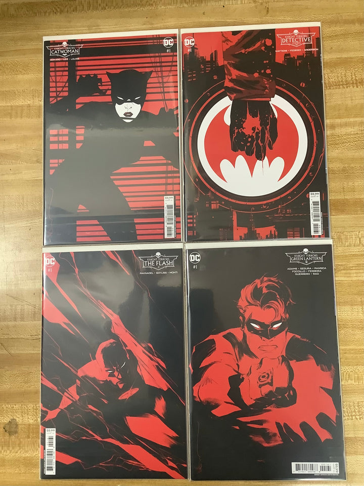 Lot of 20 Knight Terrors DC Comics All Dustin Nguyen Midnight Variant Covers Set!