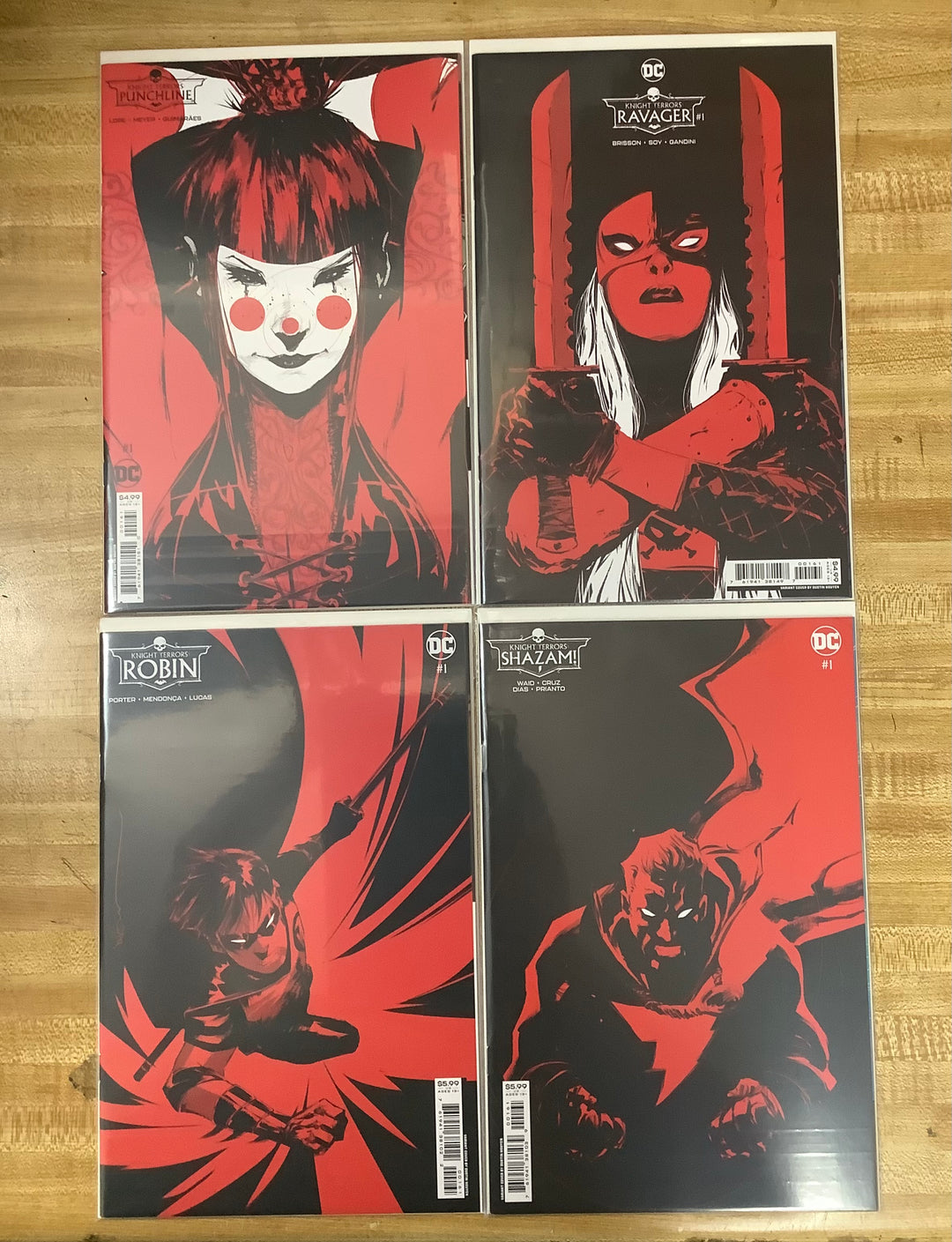 Lot of 20 Knight Terrors DC Comics All Dustin Nguyen Midnight Variant Covers Set!