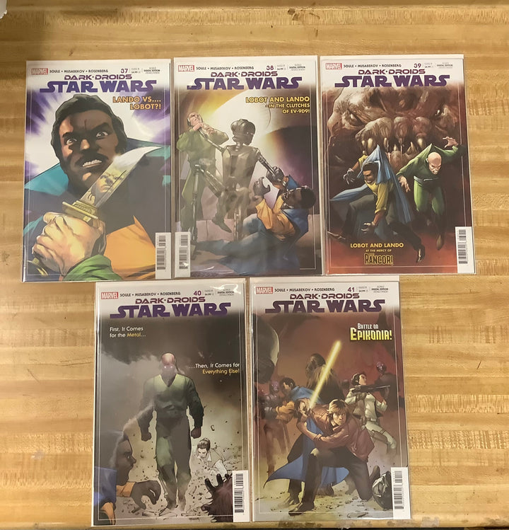 Lot of 29 Star Wars: Dark Droids Marvel Comics - Complete Event Run Main Series and All Tie-Ins!