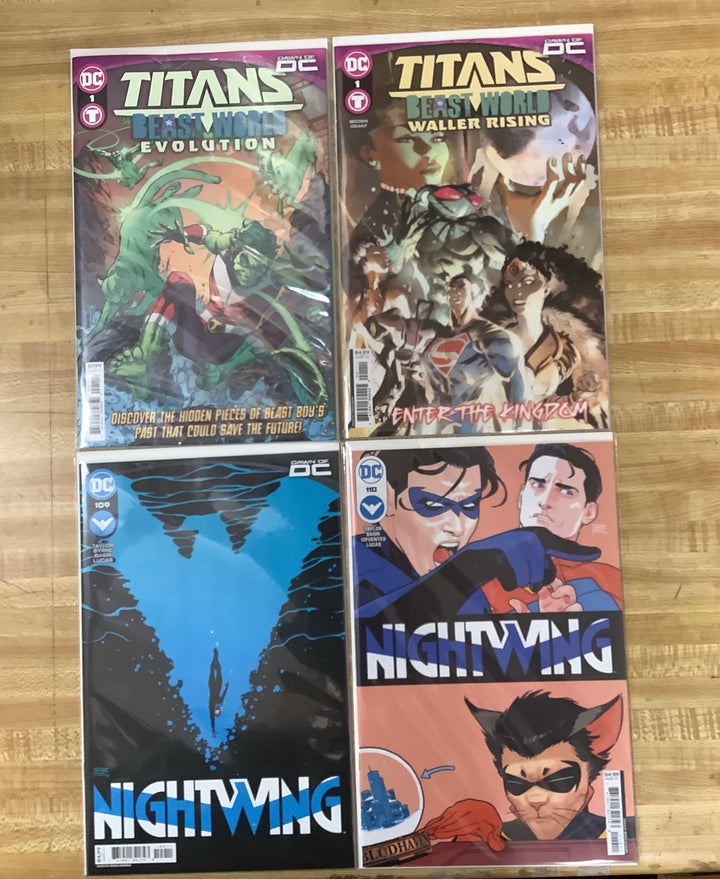 Lot of 22 Titans Beast World DC Comics - Complete Series Run with All Tie-Ins and One Shots!