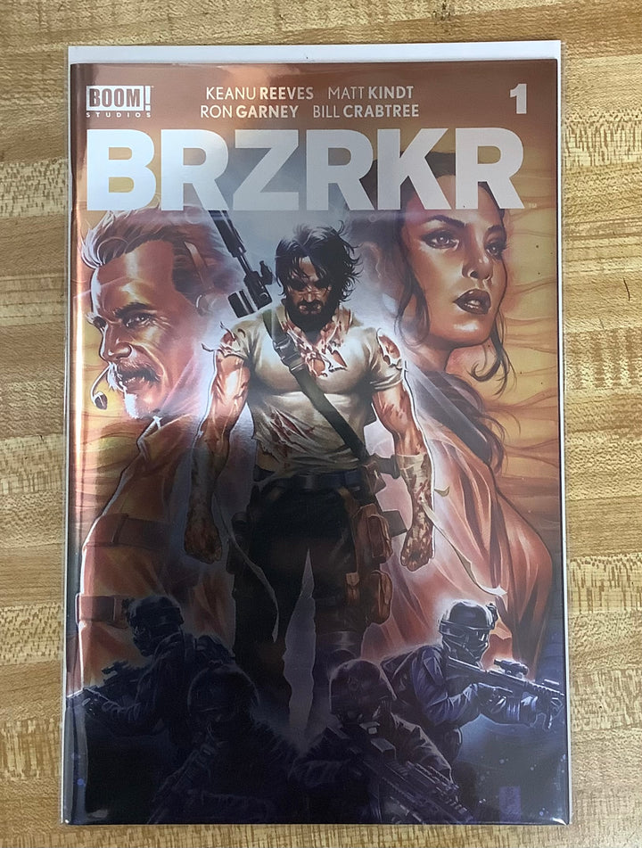 Lot of 2 BRZRKR (Berzerker) #1 Covers C & D - Grampa & Brooks Foil Variant Set (Mature)