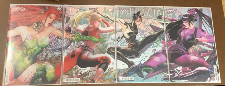 Lot of 4 Gotham City Sirens (2024) #1-#4 Guillem March Connecting Variants Complete Set