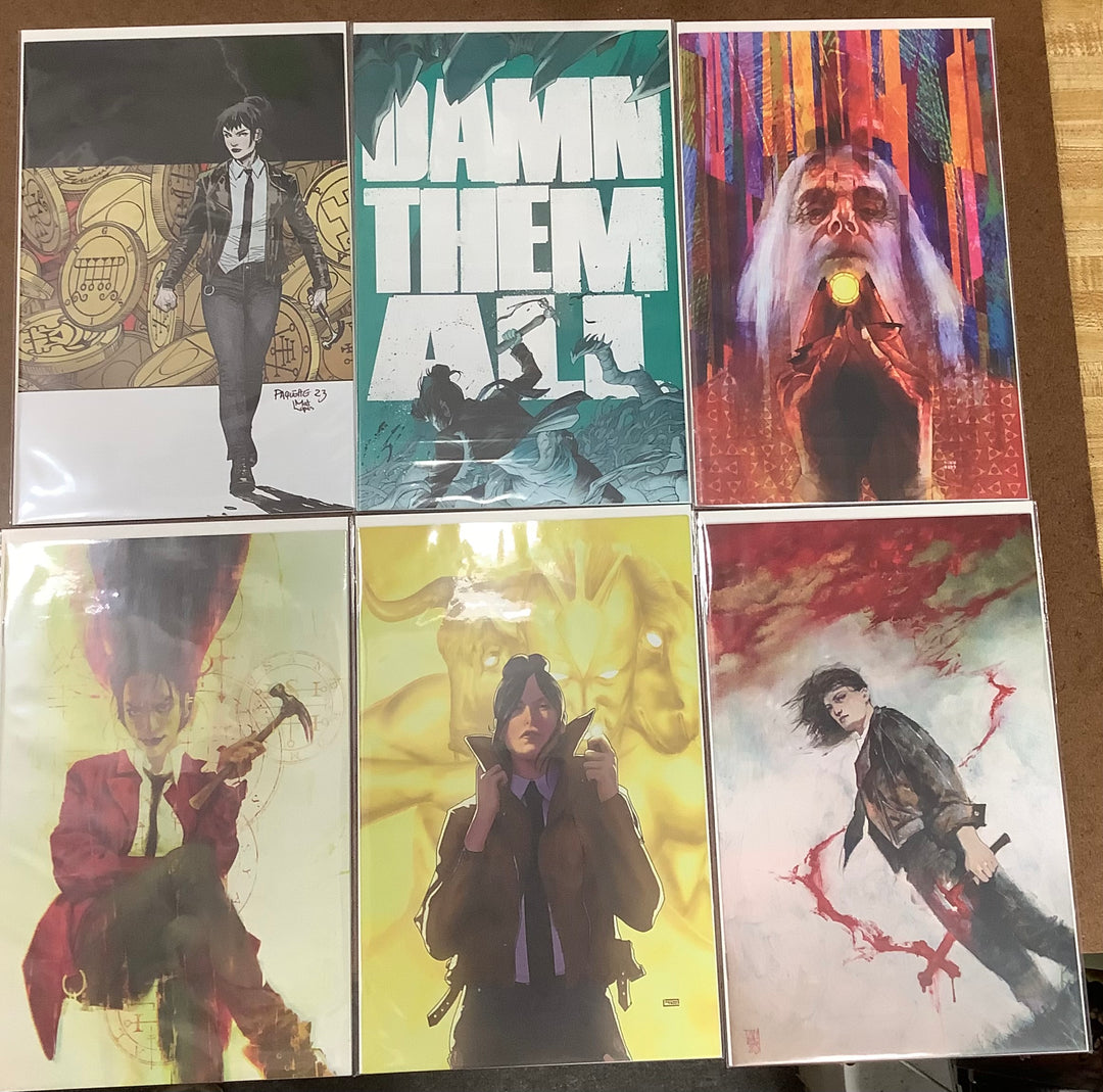 Lot of 12 Damn Them All FOC Reveal Virgin Covers #1-#12 Complete Series Set <OXL-03>