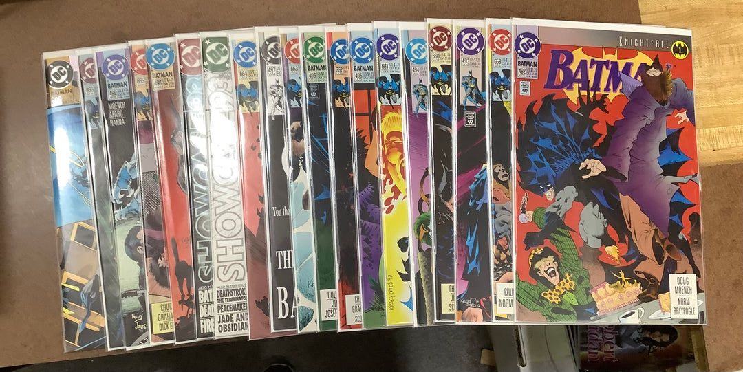 Lot of 19 Batman Knightfall (1993) DC Comics #1-#19 Complete Storyline Set VF/NM <OXL-01>