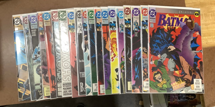 Lot of 19 Batman Knightfall (1993) DC Comics #1-#19 Complete Storyline Set VF/NM <OXL-01>