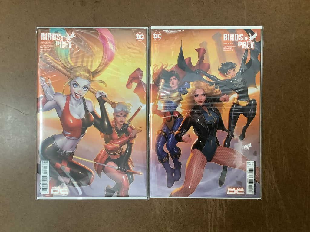 Lot of 2 Birds Of Prey (2023) #2 DC Comics Cover B & C David Nakayama Connecting Variants Set <OXL-03>
