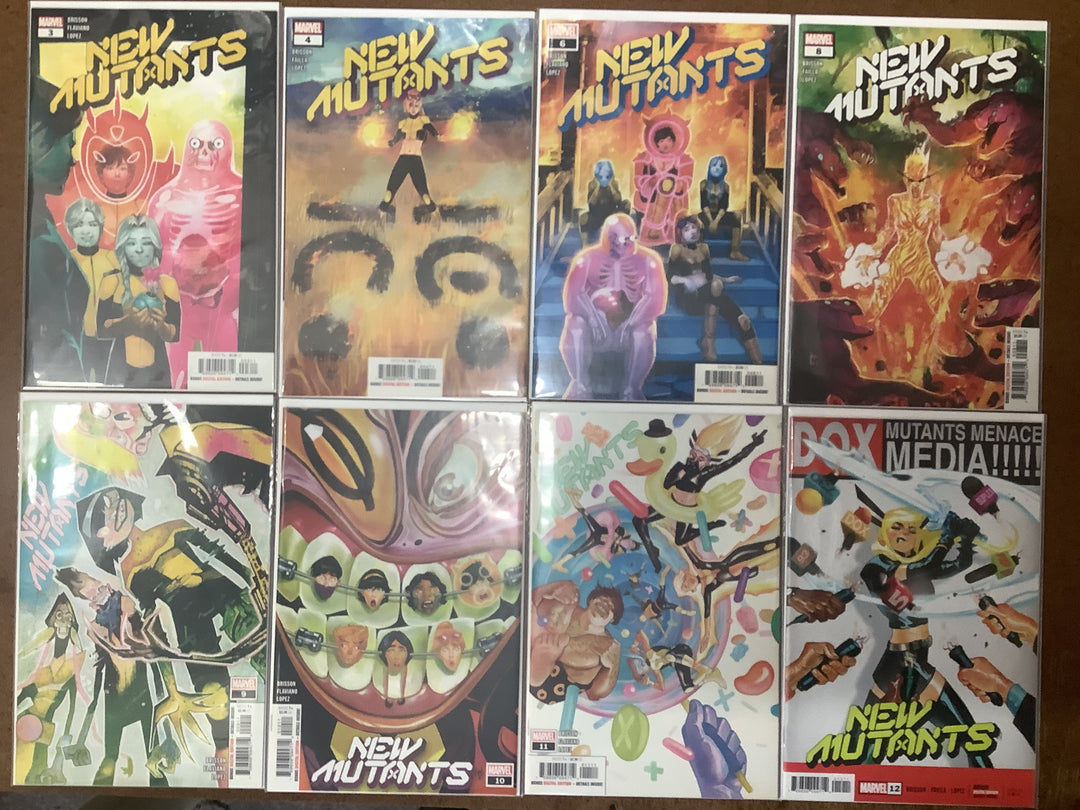 Lot of 8 New Mutants (2019) By Ed Brisson #3-#4, #6 & #8-#12 Complete Set <OXL-04>